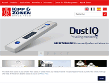 Tablet Screenshot of kippzonen.fr