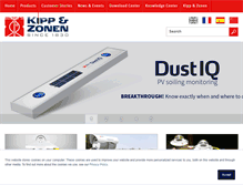 Tablet Screenshot of kippzonen.com